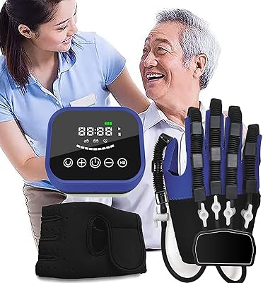Gants de rééducation à écran tactile lcd xeldec, exercice d'extension des doigts, modes