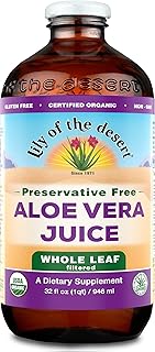 Extrait d'aloe vera biologique de muguet du désert, sans conservateur, 32 fl oz
