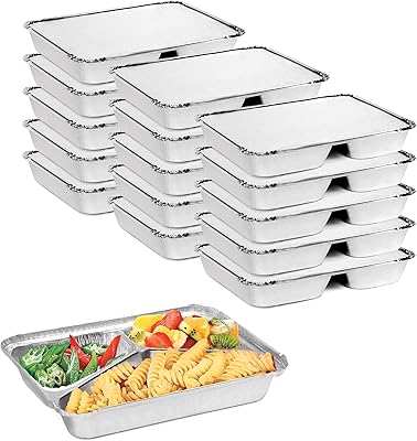 Récipients alimentaires en aluminium avec couvercles - [10 pièces] 760 ml 3 compartiments récipients alimentaires rectangulaires jetables en papier d'aluminium avec couvercles collection al khaleej. DIAYTAR COTE D'IVOIRE est une boutique en ligne généraliste qui propose plus de 300 000 références de produits, faisant d'elle la boutique leader en Côte d'Ivoire. Avec une large sélection de produits, les clients peuvent trouver tout ce dont ils ont besoin en un seul endroit. DIAYTAR COTE D'IVOIRE offre une expérience de shopping en ligne pratique et fiable.