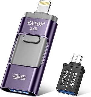 Clé usb 3.0 iatop 1 to pour iphone et ipad et stockage externe compatible avec iphone/ipad/android et ordinateur (violet foncé). Avec plus de 300 000 références disponibles, DIAYTAR COTE D'IVOIRE offre aux consommateurs ivoiriens la possibilité de faire leurs courses en ligne de manière sécurisée et efficiente. Cette plateforme a établi de nouvelles normes dans le domaine du commerce électronique en Côte d'Ivoire, facilitant l'accès à des produits diversifiés à des prix compétitifs.