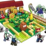 1pc plants vs. gatling pea shooter pvz action figure toys 1 set 2