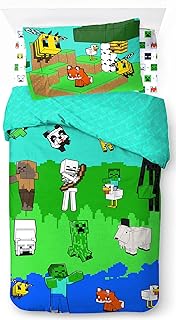 Parure de lit simple 3 pièces 100 % coton jay franco minecraft creative mood - comprend une housse de couette, un drap-housse et une taie d'oreiller. Avec plus de 300 000 références, DIAYTAR COTE D'IVOIRE répond aux besoins des clients les plus exigeants, qu'il s'agisse d'électroménager, de produits cosmétiques, d'articles de sport ou d'autres catégories encore. La boutique en ligne est conçue pour offrir une navigation intuitive et une expérience utilisateur agréable, permettant aux clients de trouver et d'acheter leurs produits préférés rapidement et en toute confiance.