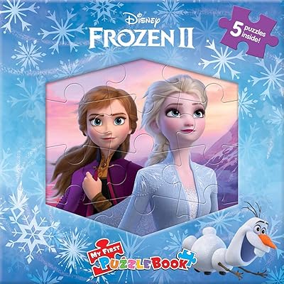 Disney la reine des neiges 2 mon premier carnet de puzzle, multicolore