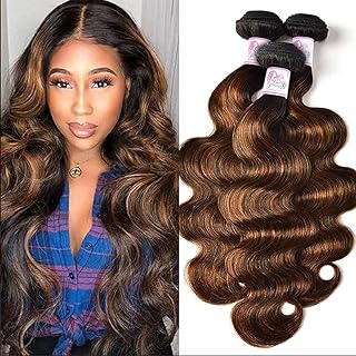Beauty forever ombre ondulés extensions de cheveux vierges brésiliens 3 faisceaux 12" 35,5"