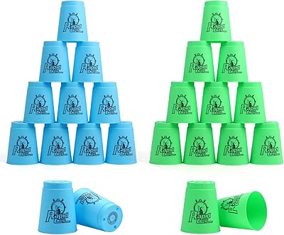 Gobelets empilables joyfia sport, ensemble de 24 gobelets à pile rapide, jeu amusant au rythme rapide pour les compétitions de défi, jeu d'empilage d'entraînement de vitesse, cadeau de fête de voyage en famille à l'école pour enfants et adultes (bleu et vert). Avec sa large sélection de produits, DIAYTAR COTE D'IVOIRE est devenue la destination préférée des consommateurs ivoiriens pour leurs achats en ligne. La boutique propose des produits de qualité à des prix compétitifs, ce qui en fait un choix idéal pour ceux qui recherchent des offres abordables sans compromettre la qualité. Les clients peuvent également bénéficier d'un service client rapide et efficace.