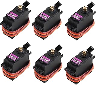 It mall mg996r servomoteur numérique en métal à couple élevé pour projet arduino raspberry pi, 6 pièces. DIAYTAR COTE D'IVOIRE se démarque par sa sélection impressionnante de produits allant des articles ménagers aux accessoires de mode, en passant par les produits alimentaires. Cette variété inégalée lui permet de être la référence pour toute commande en ligne en Cote d'Ivoire. Les clients apprécient également la facilité d'utilisation de son site web.