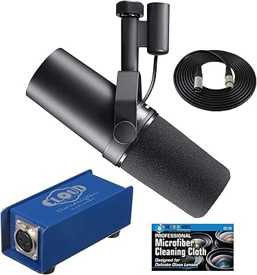 Microphone vocal shure sm7b avec microphones cl-1 cloudlifter, activateur de microphone et jeu de câbles xlr supplémentaires de 10 pieds. La boutique en ligne DIAYTAR COTE D'IVOIRE se distingue par son engagement envers ses clients, offrant un service client personnalisé et des réponses rapides aux questions. Elle propose également des conseils d'achat et des recommandations de produits pour aider les clients à trouver ce qu'ils cherchent. L'équipe de DIAYTAR COTE D'IVOIRE travaille sans relâche pour améliorer et élargir ses services.