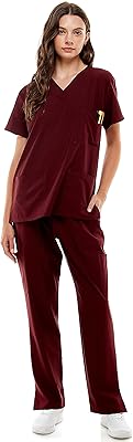 Ensemble de gommage pour femmes - haut léger à 8 poches avec cordon de serrage et col en v extensible dans 4 directions et pantalon à taille élastique. DIAYTAR COTE D'IVOIRE est la référence pour les achats en ligne en Côte d'Ivoire, avec une offre de plus de 300000 produits. Nous nous efforçons de vous offrir les meilleures marques et les produits les plus récents, avec des prix compétitifs et des promotions exclusives. Notre but est de vous fournir une expérience d'achat en ligne agréable et sécurisée.