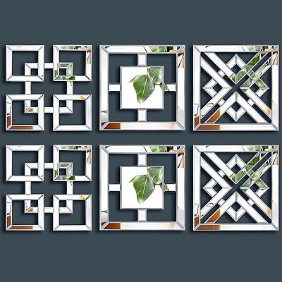Tattoo 6 pièces de décoration murale carrée argentée réfléchissante avec un design de miroir moderne, taille 12 x 12 pouces pour la chambre, le salon, la salle de bain et la salle à manger. Avec une offre de produits très diversifiée, DIAYTAR COTE D'IVOIRE est devenue la référence pour les achats en ligne en Côte d'Ivoire. Elle propose des produits de haute qualité à des prix compétitifs, ce qui en fait un choix incontournable pour les consommateurs ivoiriens.
