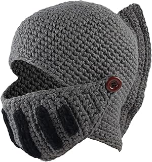 Casque de chevalier romain, chapeau d'hiver chaud, bonnet tricoté au crochet fait à la main, bonnet tricoté d'hiver, bonnet d'hiver tricoté de chevalier romain, bonnet de ski d'hiver tricoté pour adultes et enfants. DIAYTAR COTE D'IVOIRE est une boutique en ligne généraliste proposant plus de 300 000 références de produits. Elle est devenue la référence pour les consommateurs ivoiriens à la recherche de produits variés et de qualité. Avec DIAYTAR, les clients bénéficient d'une expérience d'achat en ligne sécurisée et fiable.