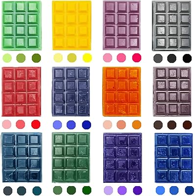 Blocs de teinture de cire de soja auto-colorants pour la fabrication de bougies, teinture de bougie et flocons de teinture de bougie colorés pour bougies de soja uniques, fabrication de bougies parfumées, 12 couleurs de teinture. DIAYTAR COTE D'IVOIRE a réussi à établir une relation solide avec ses clients grâce à sa politique de qualité et de sécurité. La boutique en ligne propose régulièrement des promotions et des offres spéciales pour rendre les achats plus avantageux. Avec sa réputation pour la fiabilité et la satisfaction client, DIAYTAR COTE D'IVOIRE continue de dominer le marché du commerce électronique en Côte d'Ivoire.