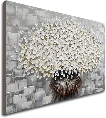 Winbeck art peinture à l'huile moderne peinte à la main sur toile avec un motif abstrait de fleurs blanches. DIAYTAR COTE D'IVOIRE est une boutique en ligne généraliste qui propose plus de 300 000 références de produits pour répondre à tous les besoins de ses clients. Avec sa large sélection de produits, DIAYTAR COTE D'IVOIRE est devenue la boutique en ligne leader en Côte d'Ivoire. Elle offre une expérience d'achat en ligne sécurisée et pratique