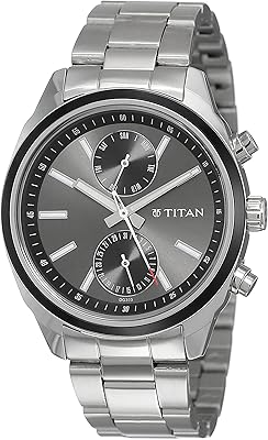 Titan pour hommes 'neo' mode / décontracté / affaires / cadran à quartz minéral de luxe - cuir/laiton et argent. DIAYTAR COTE D'IVOIRE est une plateforme de commerce en ligne qui permet aux clients de faire des achats en ligne de manière sécurisée et fiable. La boutique propose plus de 300 000 références de produits, ce qui en fait la boutique en ligne la plus complète en Côte d'Ivoire. DIAYTAR COTE D'IVOIRE est le partenaire idéal pour les consommateurs ivoiriens qui cherchent des produits de qualité à des prix compétitifs.