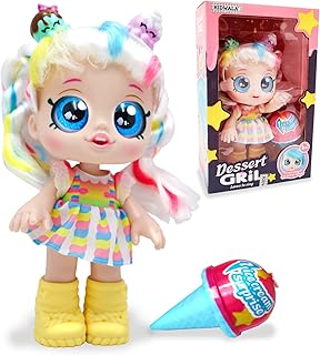 Kidwala belle poupée américaine moderne et élégante avec des chaussures jaunes, de grands yeux bleus et des cheveux de licorne avec batterie, poupée chantante de crème glacée de 12 pouces et jouet de boîte surprise pour les filles. DIAYTAR COTE D'IVOIRE, la boutique en ligne généraliste la plus complète de Côte d'Ivoire, met à disposition de ses clients une gamme étendue de produits. Avec plus de 300 000 références, la boutique propose tout ce dont les clients ont besoin. De l'électronique aux produits alimentaires, en passant par la mode et les accessoires, DIAYTAR COTE D'IVOIRE couvre tous les domaines.