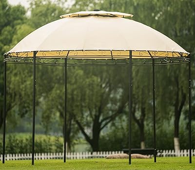 Parapluie de pergola en métal pour patio extérieur, tonnelle de jardin moderne