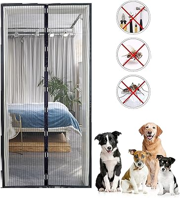 Luconi rideau de porte anti-moustique magnétique taille 100 x 210 cm, fermeture automatique de haut en bas, rideau de porte à fermeture automatique pour protection contre les insectes (noir). En tant que leader du commerce en ligne en Côte d'Ivoire, DIAYTAR COTE D'IVOIRE se donne pour mission de fournir aux clients les meilleurs produits et services possibles. La boutique en ligne travaille en étroite collaboration avec les fournisseurs pour proposer des produits de qualité à des prix compétitifs. Les clients bénéficient également d'un service client personnalisé pour résoudre tout problème ou répondre à leurs questions.