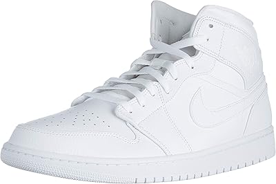 Chaussure de basket-ball air jordan 1 mid pour hommes, noir, 7 uk