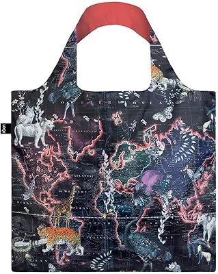 Sac à provisions réutilisable de l'artiste loki kristana s. williams interiors de kwm, en polyester, avec un motif de carte du monde. DIAYTAR COTE D'IVOIRE, c'est le leader du commerce électronique en Côte d'Ivoire, proposant plus de 300 000 références pour satisfaire tous vos désirs d'achat. Que vous cherchiez des produits pour la maison, des accessoires de mode ou des appareils électriques, DIAYTAR a tout pour répondre à vos attentes.