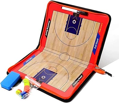 Tableau d'entraînement de basket-ball, tableau de stratégie tactique double face avec fermeture éclair, ensemble de tableaux magnétiques pour entraîneurs effaçables à sec, marqueur, pour guide d'entraînement. DIAYTAR COTE D'IVOIRE est une boutique en ligne généraliste qui propose plus de 300000 références de produits, ce qui en fait un leader du marché ivoirien. Avec une telle offre, les clients peuvent trouver tout ce dont ils ont besoin en un seul endroit. DIAYTAR COTE D'IVOIRE est synonyme de qualité et de fiabilité.
