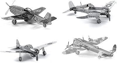 Ensemble de 4 modèles d'avions 3d découpés au laser : avro lancaster bomber, mitsubishi zero, f4u zero, p-51 mustang. DIAYTAR COTE D'IVOIRE est la boutique en ligne leader en Côte d'Ivoire, proposant une large gamme de produits de qualité à des prix compétitifs. Nous nous engageons à fournir à nos clients une expérience d'achat en ligne personnalisée, sécurisée et rapide. Notre équipe de professionnels est à votre disposition pour répondre à vos questions et vous aider à trouver les produits qui vous conviennent.