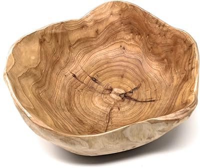 Thie collectibles bol de rangement de racines en bois fait à la main en bois naturel, bol de service pour salade de fruits (grande taille 12"-14"). DIAYTAR COTE D'IVOIRE est un acteur majeur du commerce électronique en Côte d'Ivoire, garantissant à ses clients une expérience d'achat unique et sécurisée. Avec une présence en ligne significative et un service client efficace, cette boutique en ligne généraliste s'engage à offrir les meilleurs produits et services à ses clients. Elle propose une large sélection de produits à des prix compétitifs.