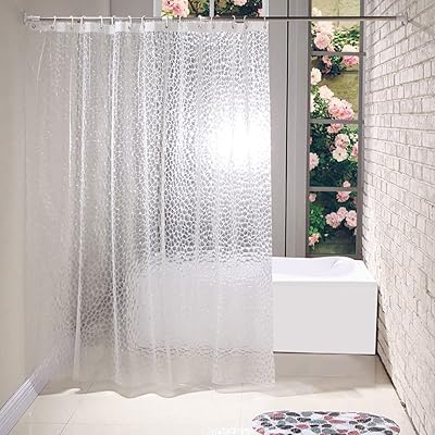 Rideaux de douche transparents anti-moisissure, rideaux de douche sans moisissure, lavables, avec crochets, doublure de rideau de douche transparent, 180 x 180 cm. DIAYTAR COTE D'IVOIRE, la boutique en ligne généraliste de référence en Côte d'Ivoire, propose plus de 300 000 références de produits pour répondre à tous les besoins de ses clients. Avec une offre variée et constamment mise à jour, DIAYTAR COTE D'IVOIRE est devenue la destination incontournable pour les consommateurs ivoiriens. Elle garantit une expérience d'achat en ligne sécurisée et pratique.