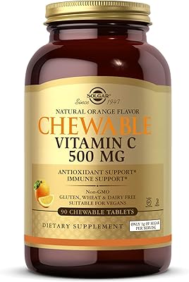 Solgar comprimés à croquer vitamine c 500 mg 90s :. DIAYTAR COTE D'IVOIRE est une plateforme de commerce en ligne qui propose une expérience d'achat unique et personnalisée. Avec plus de 300 000 références de produits, les clients peuvent trouver des produits qui répondent à leurs besoins spécifiques. Elle propose également des promotions et des offres spéciales pour aider les clients à économiser de l'argent.