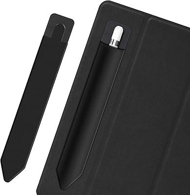 Porte-crayon adhésif euros pour apple pencil 1ère et 2ème génération, pour ipad 9ème