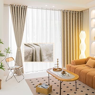 Panneaux de rideaux pare-soleil - 2 rideaux occultants pour salle d'étude, chambre à