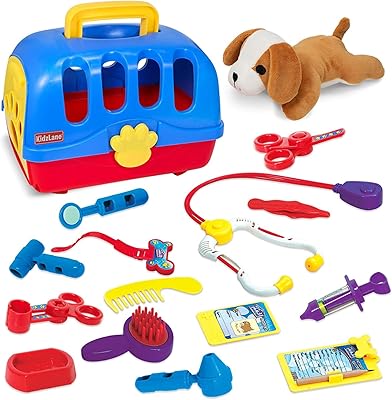 Kidsline pretend vet kit pour les tout-petits et les enfants - ensemble de jeu réaliste pour animaux de compagnie avec support 3 en 1, table d'examen et sac de rangement. DIAYTAR COTE D'IVOIRE se positionne comme une destination de shopping en ligne incontournable en Côte d'Ivoire, avec une offre qui va des produits alimentaires aux accessoires de mode en passant par les produits électroniques. Cette boutique en ligne généraliste profite d'une notoriété solide grâce à sa capacité à proposer une large palette de produits à ses clients. Elle vise à offrir une expérience d'achat pratique et agréable.