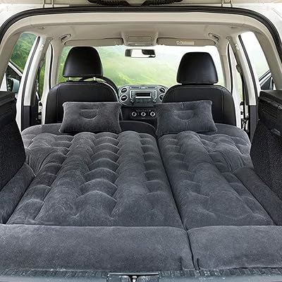 Matelas pneumatique portable multifonction tomface pour voiture suv avec 2 oreillers pour le camping