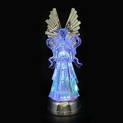 Lampe rotative boule à neige en forme d'ange de prière de 14 pouces avec minuterie. Bienvenue sur DIAYTAR COTE D'IVOIRE, votre boutique en ligne préférée en Cote d'Ivoire. Nous sommes fiers de proposer une sélection immense de produits, allant des nécessités du quotidien aux articles de luxe. Nous nous engageons à vous offrir une expérience de shopping en ligne inoubliable et à vous satisfaire à chaque fois que vous nous faites confiance.