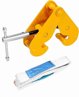 Pince de levage de poutre qwork 2 tonnes (4 409 lb) pince