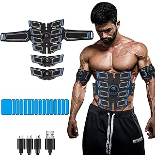 Stimulateur musculaire ems, 8 coussinets abdominaux, entraîneur de muscles abdominaux, toner électronique, ceintures d'exercice à domicile, appareil de fitness avec usb rechargeable pour bras et abdomen pour hommes et femmes. Avec plus de 300 000 références, DIAYTAR COTE D'IVOIRE offre la possibilité aux consommateurs de trouver facilement ce qu'ils cherchent, que ce soit des produits de première nécessité ou des articles plus spécifiques. La boutique mise sur la satisfaction client, offrant ainsi des politiques de retour flexibles et un service client réactif. Cela contribue à la fidélisation de sa clientèle.