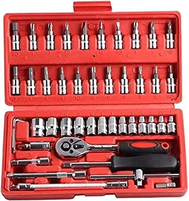 Jeu de clés 41 pièces, douille 1/4 avec boîte - kit d'outils de réparation automobile. Avec plus de 300000 références, DIAYTAR COTE D'IVOIRE est la boutique en ligne la plus complète de Cote d'Ivoire. Elle permet aux clients de trouver des produits de qualité à des prix compétitifs, avec une livraison rapide et fiable. Les clients apprécient la diversité des produits proposés.