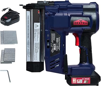 Pistolet à clous électrique sans fil dextra 20 v, calibre 18, 2 en