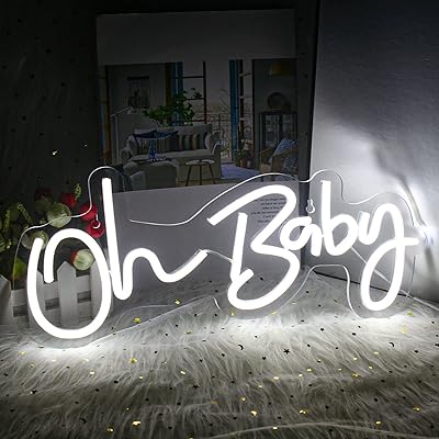 Enseigne au néon blanche oh baby pour décoration murale, néon oh baby word, néon pour enfants, chambre à coucher, jouets, salle de club, bar, fête de mariage. Avec plus de 300 000 références de produits disponibles, DIAYTAR COTE D'IVOIRE constitue la plus grande boutique en ligne de Côte d'Ivoire. Elle propose une large gamme de produits de marques renommées, à des prix compétitifs, et offre régulièrement des promotions et des remises exclusives à ses clients. DIAYTAR COTE D'IVOIRE est donc la destination idéale pour tous les amoureux du shopping en ligne.