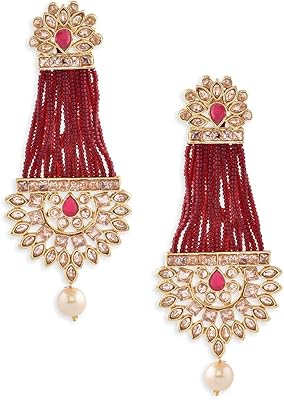 Boucles d'oreilles traditionnelles en perles rouges mirraw pour femmes et filles - toutes les occasions (er9311-red1), taille unique, métal. La boutique en ligne DIAYTAR COTE D'IVOIRE est votre destination idéale pour tous vos besoins en ligne, avec plus de 300000 references disponibles. Cette boutique leader en Cote d'Ivoire propose une gamme étendue de produits, y compris les articles ménagers, les produits électroniques, les vêtements et les accessoires. Vous pouvez faire des achats en toute sécurité et confiance, grâce aux méthodes de paiement sécurisées et au système de retour simplifié proposé par la boutique.