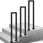 Rampe d'escalier moderne en métal avec ensemble complet pour intérieur et extérieur poteaux