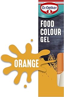 Gel colorant alimentaire extra fort dr. oetker, orange, 15 g