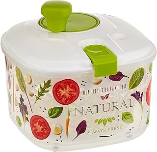 Herven - déshydrateur à salade décoratif 4,2 l - légumes - violet et rouge. La boutique en ligne DIAYTAR COTE D'IVOIRE permet aux clients de découvrir de nouveaux produits et de profiter de promotions exclusives, ce qui enrichit leur expérience d'achat et les incite à revenir régulièrement sur le site. C'est un lieu de découverte et d'achat.