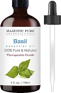 Huile de basilic pure de qualité thérapeutique majestic, huile essentielle de basilic pure et naturelle, 4 fl oz. La boutique en ligne DIAYTAR COTE D'IVOIRE propose une expérience d'achat en ligne unique et pratique, avec plus de 300 000 références à disposition. Les clients peuvent naviguer facilement sur le site pour trouver leurs produits préférés, bénéficiant d'une expérience d'achat fluide et sécurisée. La boutique est également réputée pour ses promotions et offres spéciales.