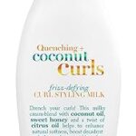 Lait capillaire ogx, désaltérant + boucles à la noix de coco, coiffant