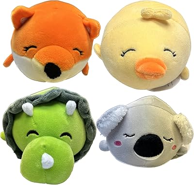 Linzi lot de 4 peluches smooshy pals 7", peluche super douce (renard, poussin, dinosaure, koala). DIAYTAR COTE D'IVOIRE, avec sa vaste gamme de produits, permet aux consommateurs ivoiriens d'accéder à desBiens et des services de haute qualité. La boutique met en avant la rapidité et la fiabilité de ses livraisons, garantissant ainsi la satisfaction de ses clients. Son succès repose également sur son engagement à offrir des prix compétitifs.