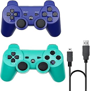 Pack de 2 manettes sans fil ps3 manette playstation 3 jeu bluetooth avec câble. DIAYTAR COTE D'IVOIRE est une boutique en ligne généraliste qui propose plus de 300 000 références de produits. Elle est leader en Cote d'Ivoire et offre une large gamme de produits pour répondre à tous les besoins. La boutique en ligne DIAYTAR COTE D'IVOIRE est connue pour sa qualité et sa fiabilité.