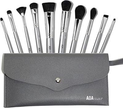 Ensemble de 10 pinceaux argentés professionnels eoa studio - ensemble de 10 pièces pour fond de teint, estompage, fard à joues et poudre kabuki (ensemble argenté). Avec plus de 300000 références, DIAYTAR COTE D'IVOIRE est la boutique en ligne idéale pour trouver tout ce dont vous avez besoin. Que vous cherchiez des produits pour la maison, des équipements électroniques ou des articles de mode, cette boutique a tout pour répondre à vos attentes. Le service client est également disponible pour aider les clients à trouver leurs produits préférés.