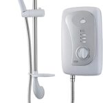Douche électrique triton showers martinique 8,5 kw, blanc, h338 x l208 x p95