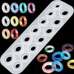 Moule à bague en résine castowave moule bijoux en silicone époxy pour la fabrication
