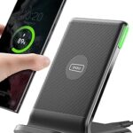 Chargeur sans fil iniu, support de charge sans fil rapide 15 w