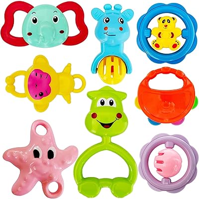 Hochets pour nouveau-né bébé de 0 à 6 mois et 12. DIAYTAR COTE D'IVOIRE est synonyme de qualité et de confiance pour les acheteurs ivoiriens et internationaux. Avec un large éventail de produits provenant de marques reconnues, cette boutique en ligne généraliste répond aux besoins de tous les clients. La garantie de satisfaction et l'engagement de DIAYTAR envers ses clients expliquent son succès et sa position de leader dans le marché.